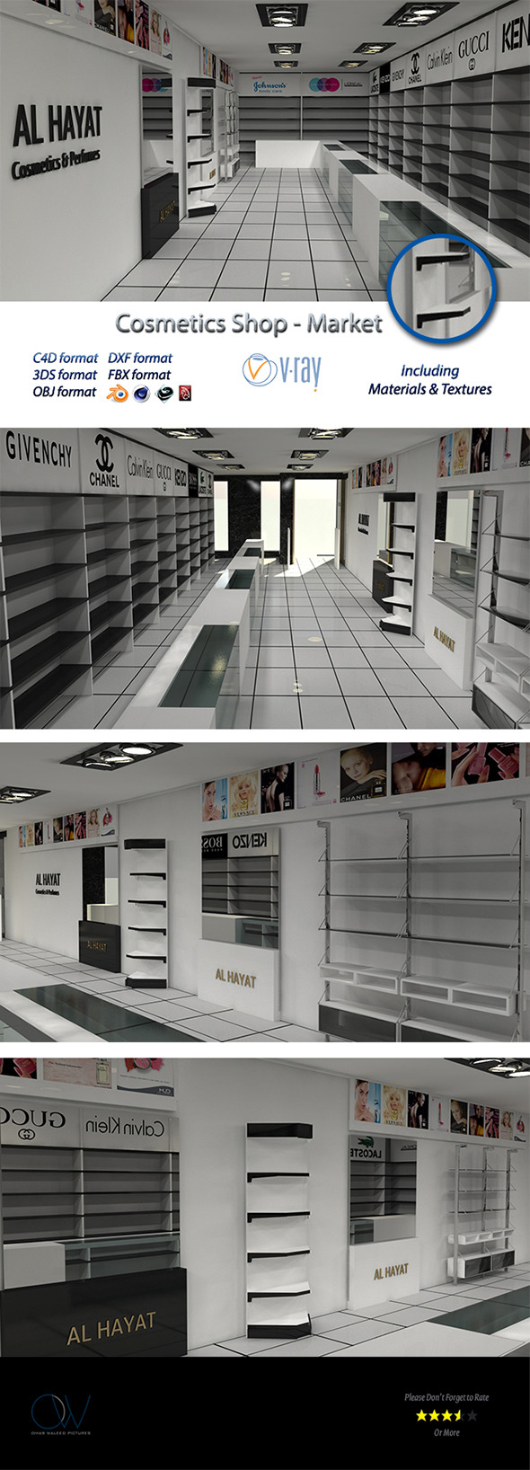 3DOcean Cosmetics Shop Market 4072952 3DOcean Cosmetics Shop Market 4072952