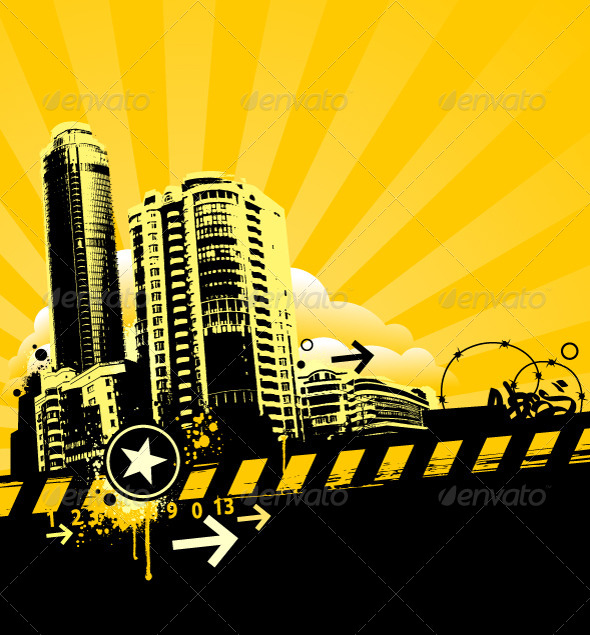 GraphicRiver Grunge Urban Background 4073326 GraphicRiver Grunge Urban Background 4073326