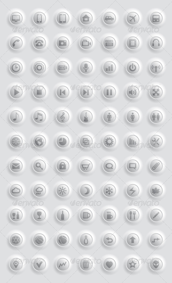GraphicRiver Icons and Pictograms Set 4074081 GraphicRiver Icons and Pictograms Set 4074081