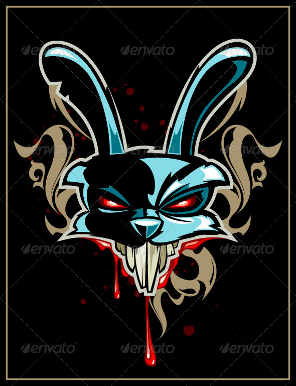 GraphicRiver Rabbit Head 4075615 GraphicRiver Rabbit Head 4075615