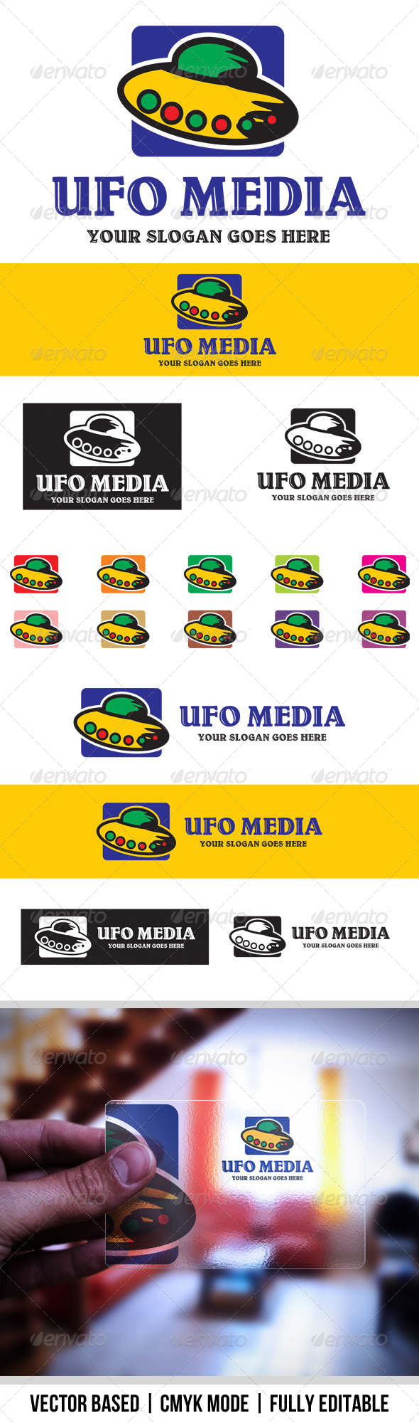 Ufo Media logo - Symbols Logo Templates