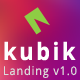 Kubik Responsive Multipurpose Landing Page - ThemeForest Item for Sale