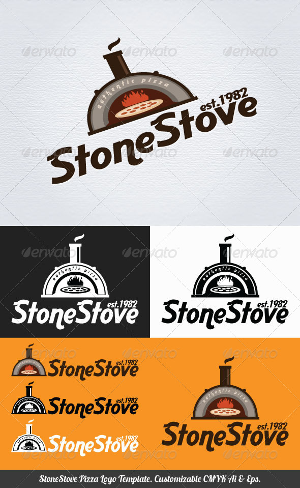 GraphicRiver Stone Stove Pizza Logo Template 3708870 GraphicRiver Stone Stove Pizza Logo Template 3708870