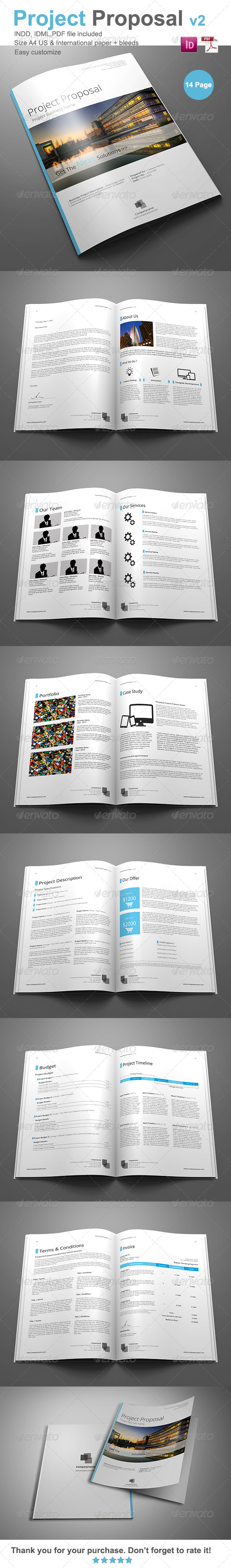Gstudio Project Proposal Template V2 - Proposals & Invoices Stationery