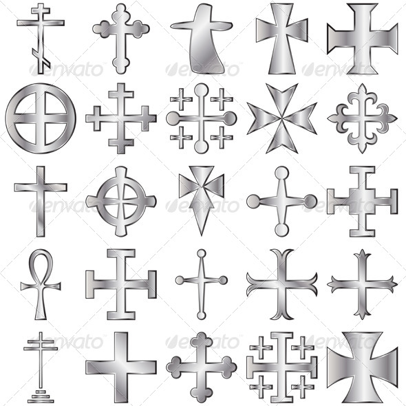 GraphicRiver Crosses Set 4083238 GraphicRiver Crosses Set 4083238