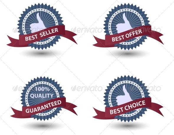 GraphicRiver Vector Label with Red Ribbon 4083805 GraphicRiver Vector Label with Red Ribbon 4083805