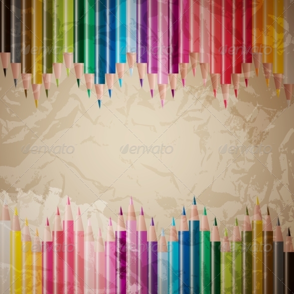 GraphicRiver Vector Set of Colored Pencils 4084411 GraphicRiver Vector Set of Colored Pencils 4084411