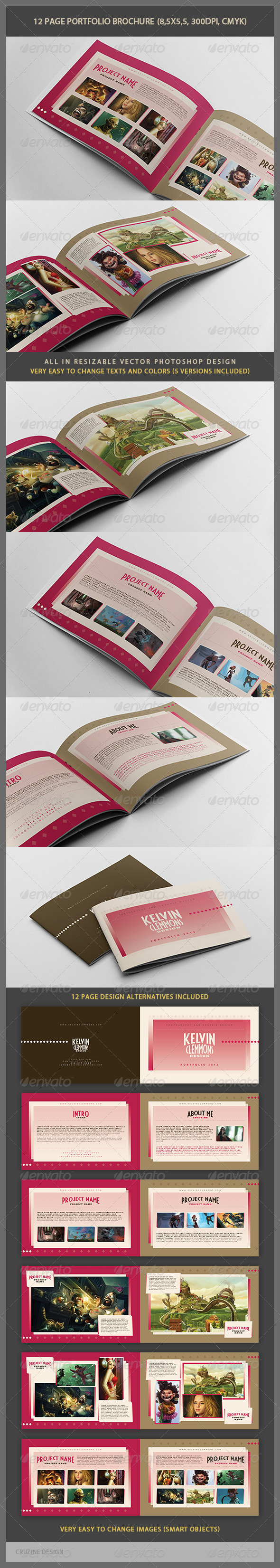 12 Page Portfolio Brochure - Portfolio Brochures