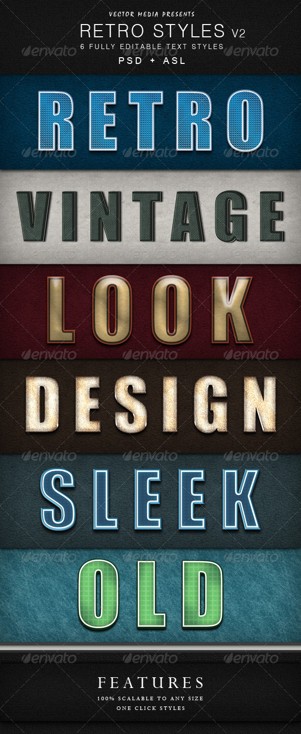 GraphicRiver Retro Styles Vol.2 4091493 GraphicRiver Retro Styles Vol.2 4091493