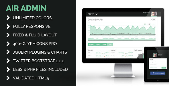 ThemeForest AIR Responsive Bootstrap Admin Template 4096055 ThemeForest AIR Responsive Bootstrap Admin Template 4096055