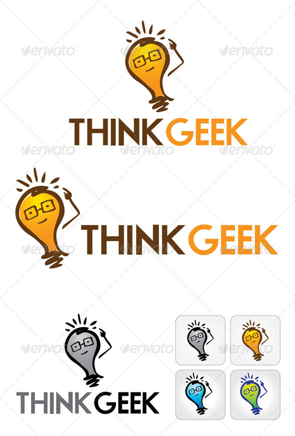 GraphicRiver Think Geek Logo 4098178 GraphicRiver Think Geek Logo 4098178