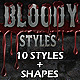 Bloody Horror Styles Bloody Horror Styles - GraphicRiver Item for Sale
