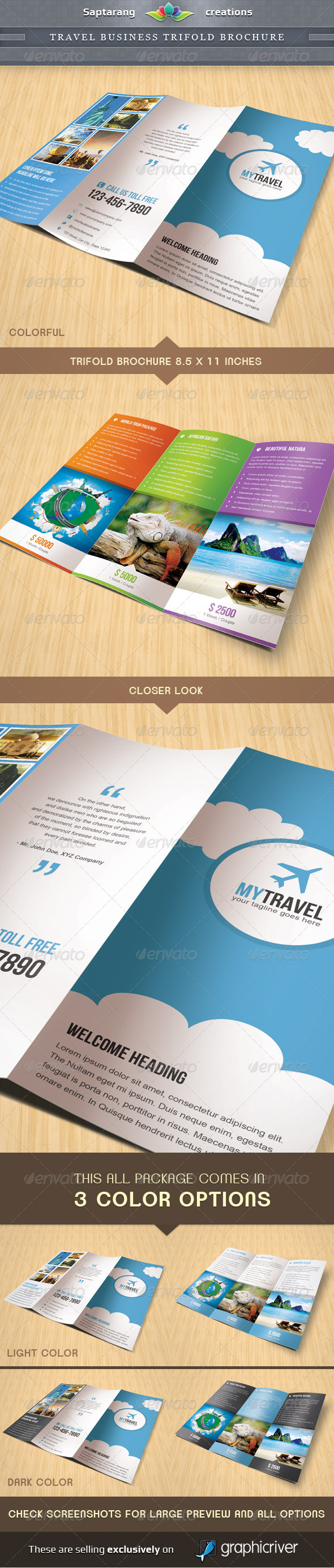 GraphicRiver Travel Business Trifold Brochure 4102029 GraphicRiver Travel Business Trifold Brochure 4102029