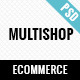 Multishop - eCommerce PSD Template - ThemeForest Item for Sale