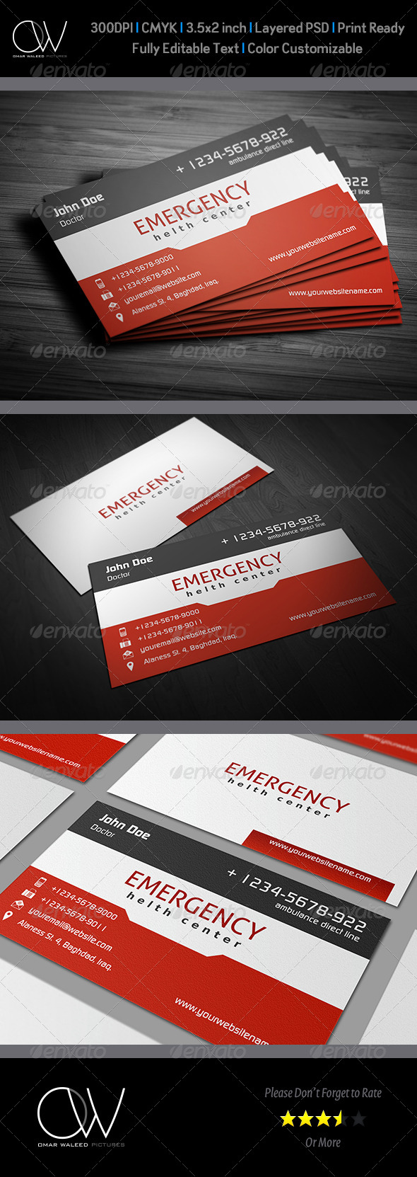 GraphicRiver First Aid Business Card Vol.2 3983911 GraphicRiver First Aid Business Card Vol.2 3983911