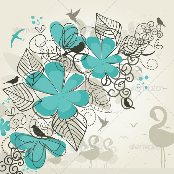 GraphicRiver Paradise of Birds 4107742 GraphicRiver Paradise of Birds 4107742
