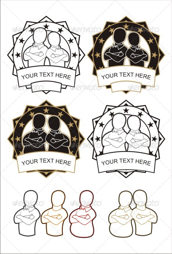 GraphicRiver Brother Badges 4109983 GraphicRiver Brother Badges 4109983