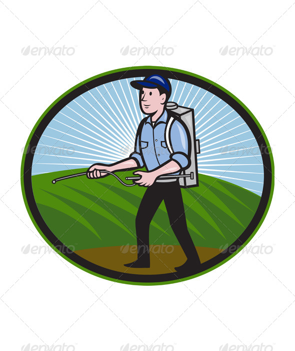 GraphicRiver Fertilizer Sprayer Pump Spraying Cartoon 4115893 GraphicRiver Fertilizer Sprayer Pump Spraying Cartoon 4115893