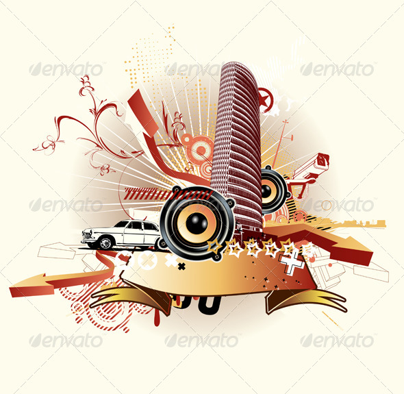 GraphicRiver Urban Background 4116822 GraphicRiver Urban Background 4116822
