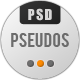 Pseudos Single Page PSD Template - ThemeForest Item for Sale