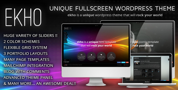 ThemeForest Ekho Unique Responsive WordPress Theme 4078841 ThemeForest Ekho Unique Responsive WordPress Theme 4078841