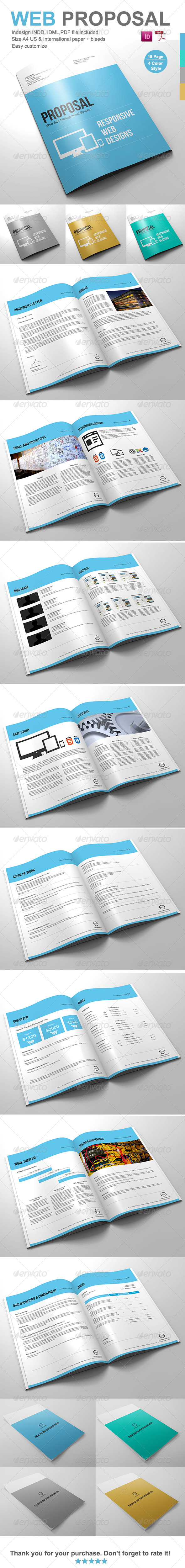 Gstudio Web Proposal Template - Proposals & Invoices Stationery