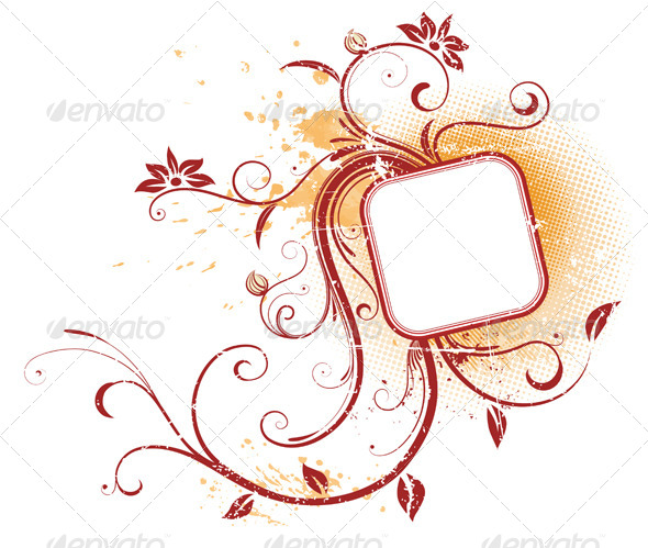 GraphicRiver Floral Frame 4118535 GraphicRiver Floral Frame 4118535