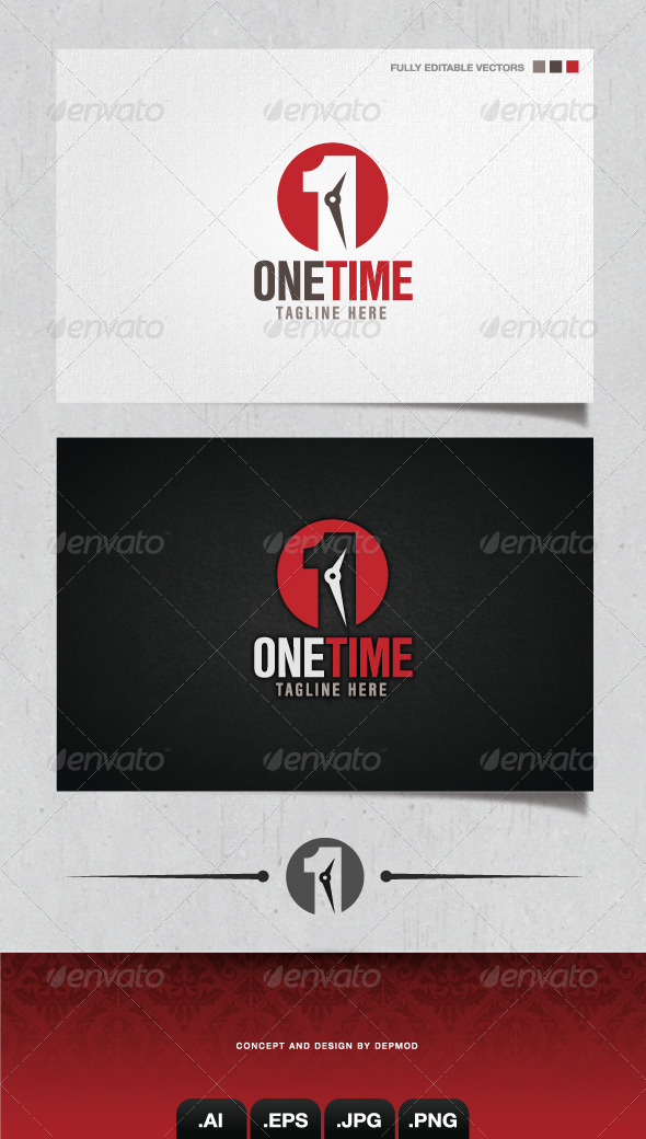 GraphicRiver One Time Logo 4054793 GraphicRiver One Time Logo 4054793