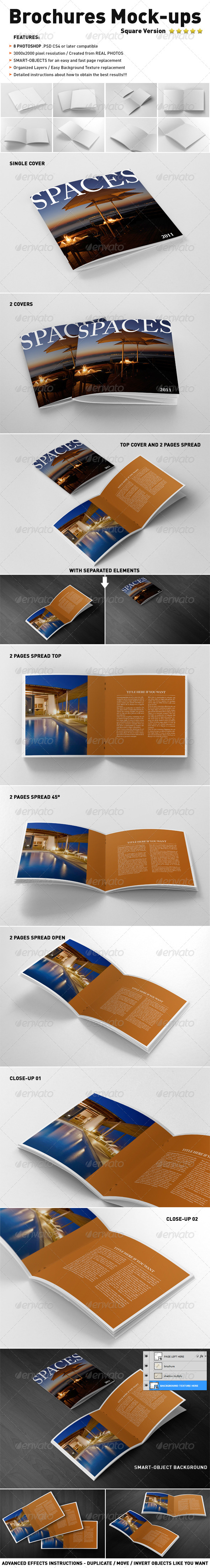 GraphicRiver Photorealistic Square Brochure Mock-ups 4123650 GraphicRiver Photorealistic Square Brochure Mock-ups 4123650