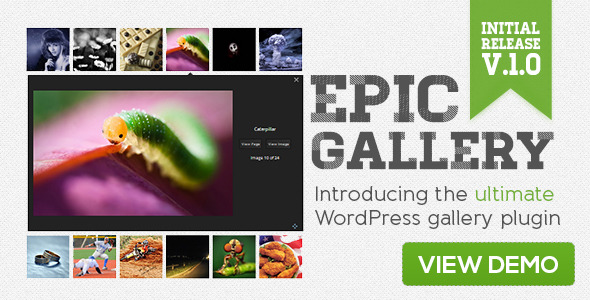 Epic Gallery WordPress Plugin - CodeCanyon Item for Sale
