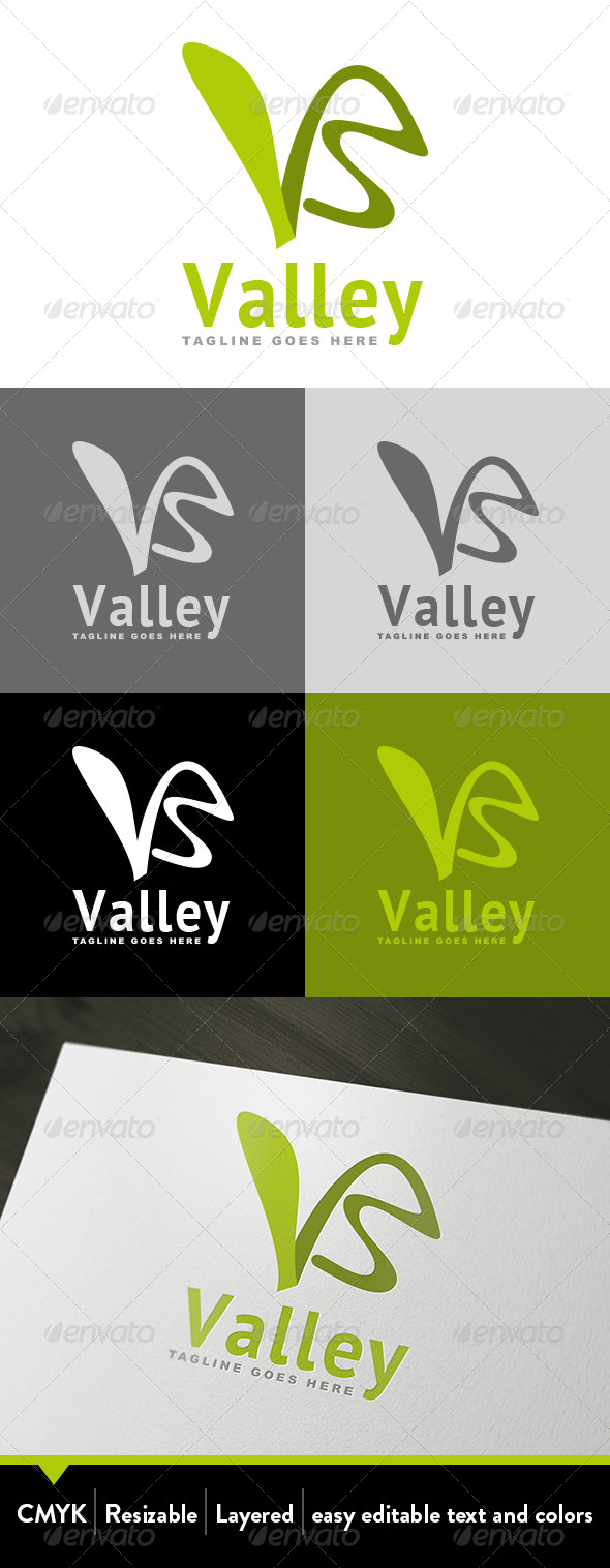GraphicRiver Valley Logo 4058430 GraphicRiver Valley Logo 4058430