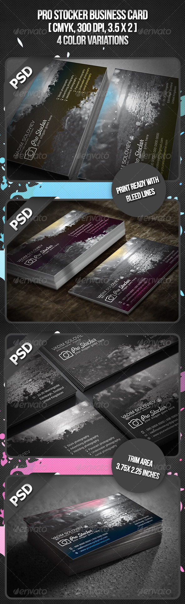 GraphicRiver Pro Stocker Business Card 4128463 GraphicRiver Pro Stocker Business Card 4128463