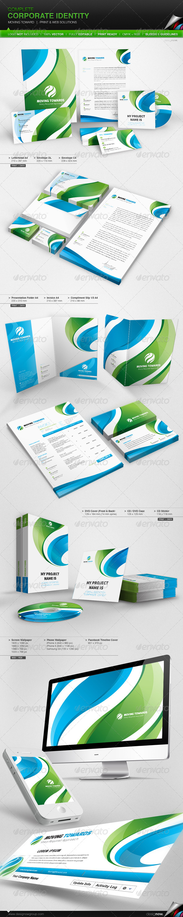 GraphicRiver Corporate Identity Moving Toward 4128585 GraphicRiver Corporate Identity Moving Toward 4128585