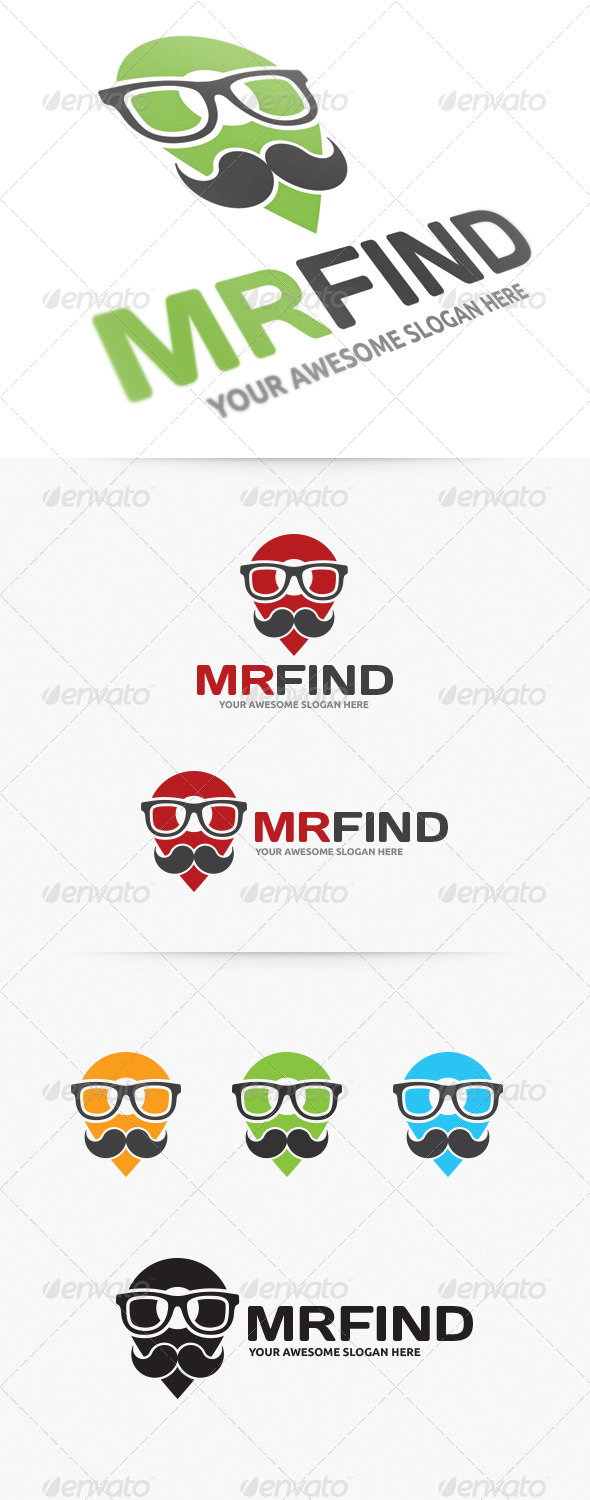 GraphicRiver Mister Find Logo 4132106 GraphicRiver Mister Find Logo 4132106