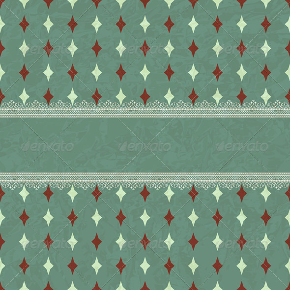 GraphicRiver Vector Vintage Card with Lacy Borders 4133732 GraphicRiver Vector Vintage Card with Lacy Borders 4133732
