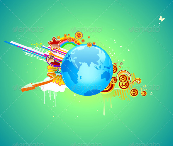 GraphicRiver Funky Abstract Background 4138634 GraphicRiver Funky Abstract Background 4138634