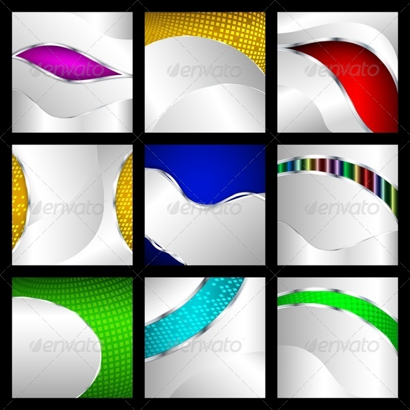 GraphicRiver Set Of Abstract Metallic Backgrounds 4140796 GraphicRiver Set Of Abstract Metallic Backgrounds 4140796