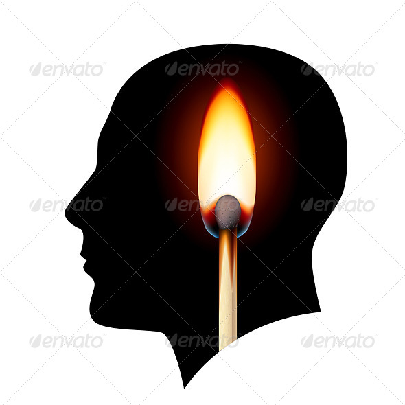GraphicRiver Creative Ideas Burning Match 4145671 GraphicRiver Creative Ideas Burning Match 4145671