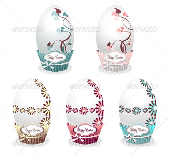 GraphicRiver Set Style Easter Egg Colour with Drawing Flowers 4146947 GraphicRiver Set Style Easter Egg Colour with Drawing Flowers 4146947
