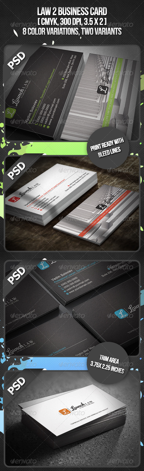 Law 2 Business Card - Creative Business Cards