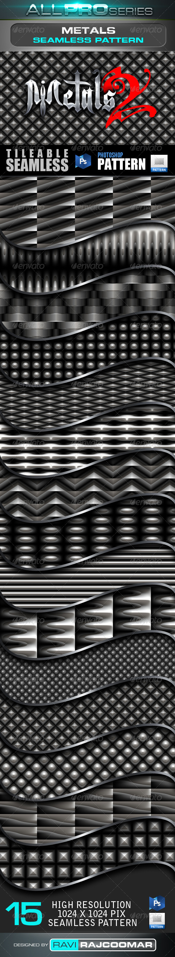 GraphicRiver Metals Seamless Tileable Pattern Vol.2 4151554 GraphicRiver Metals Seamless Tileable Pattern Vol.2 4151554