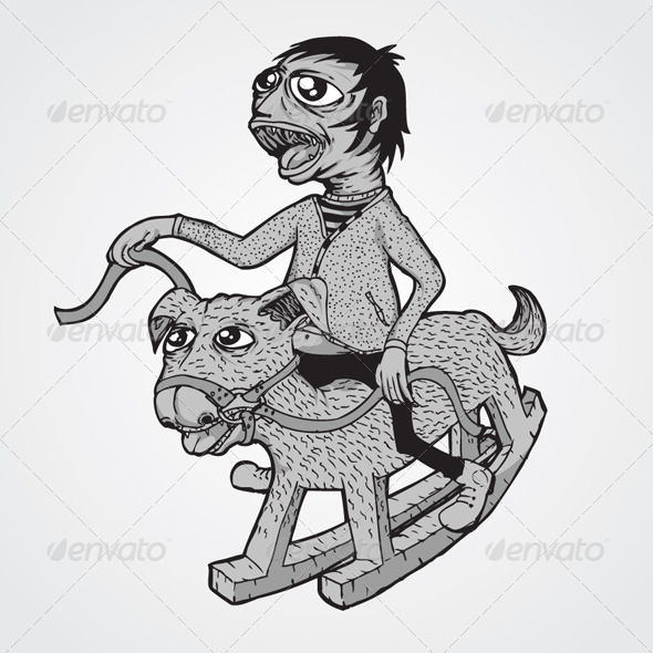 GraphicRiver Rocking Horse 4151855 GraphicRiver Rocking Horse 4151855