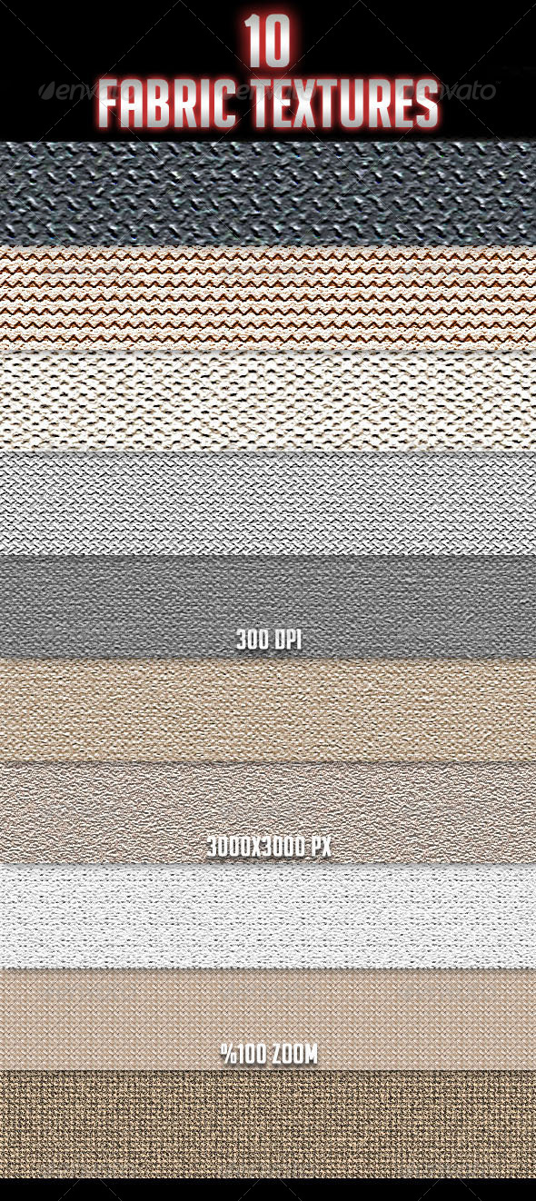 GraphicRiver 10 Fabric Textures 4163759 GraphicRiver 10 Fabric Textures 4163759