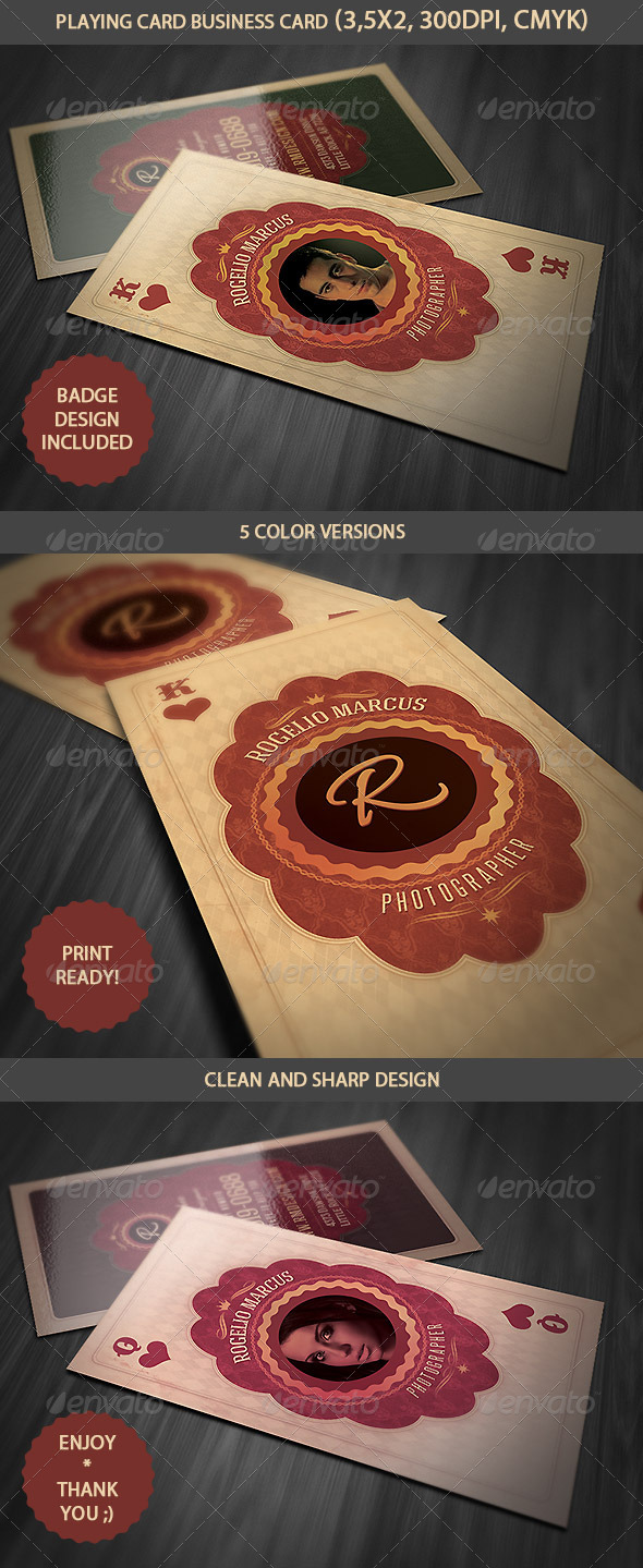GraphicRiver Vintage Playing Card Business Card v.2 4171754 GraphicRiver Vintage Playing Card Business Card v.2 4171754