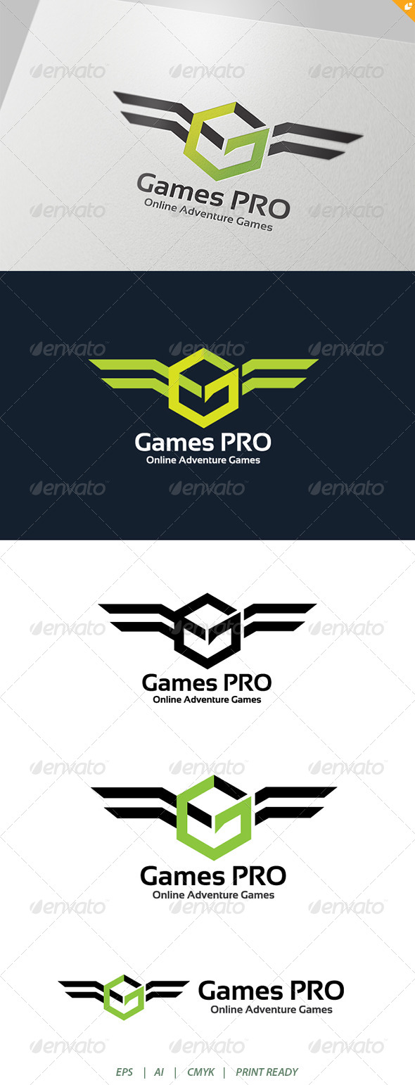 GraphicRiver Game Pro Adventure Online Games Logo 4177337 GraphicRiver Game Pro Adventure Online Games Logo 4177337