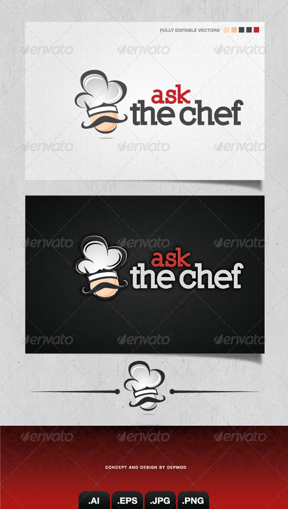 GraphicRiver Ask The Chef Logo 4095589 GraphicRiver Ask The Chef Logo 4095589
