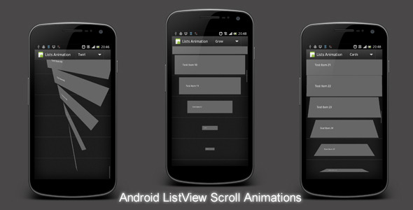 CodeCanyon Android ListView Animations 4179731 CodeCanyon Android ListView Animations 4179731