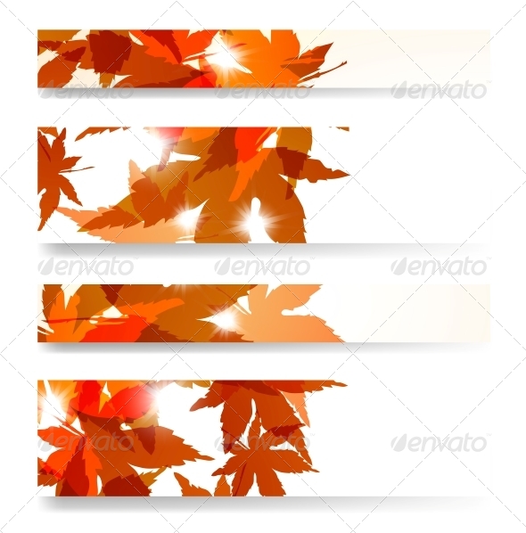 GraphicRiver Autumn Banner Set 4182377 GraphicRiver Autumn Banner Set 4182377