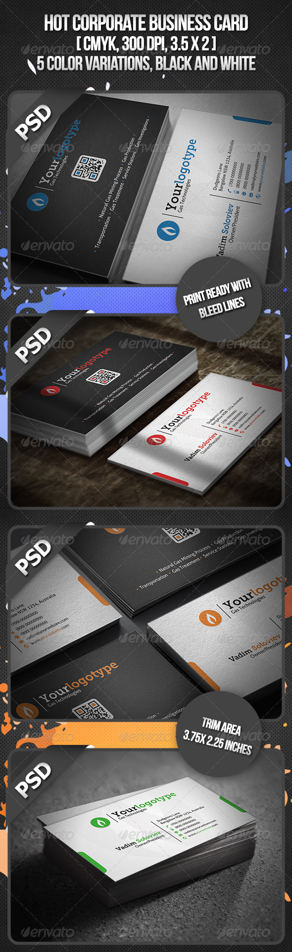 Hot Corporate Business Card - Corporate Business Cards