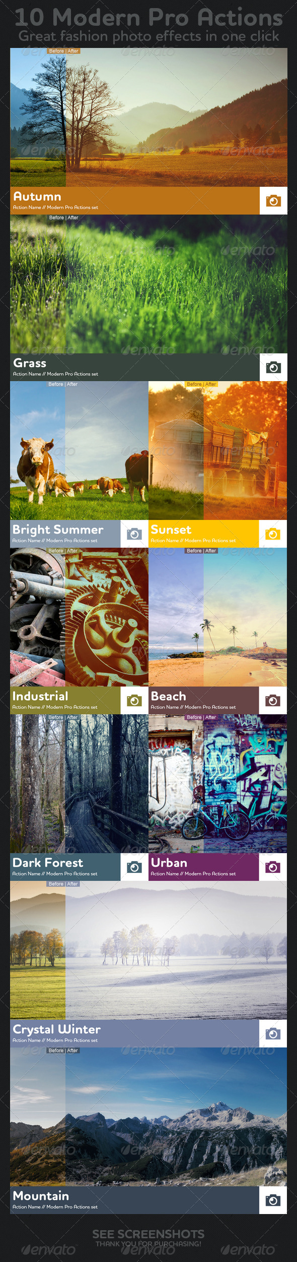 GraphicRiver 10 Modern Pro Actions 4142213 GraphicRiver 10 Modern Pro Actions 4142213